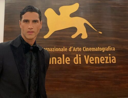 Il top model Fabio Mancini incanta il red carpet di Venezia