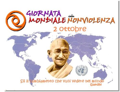 Non violenza, Giornata in nome di Gandhi